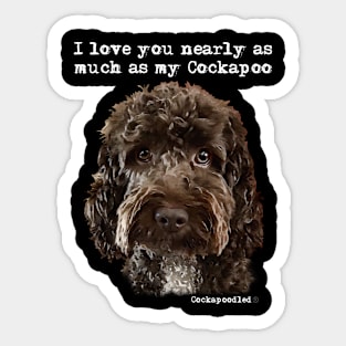 Cockapoo Love Sticker